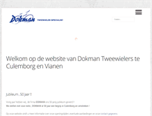 Tablet Screenshot of dokmanfietsen.nl